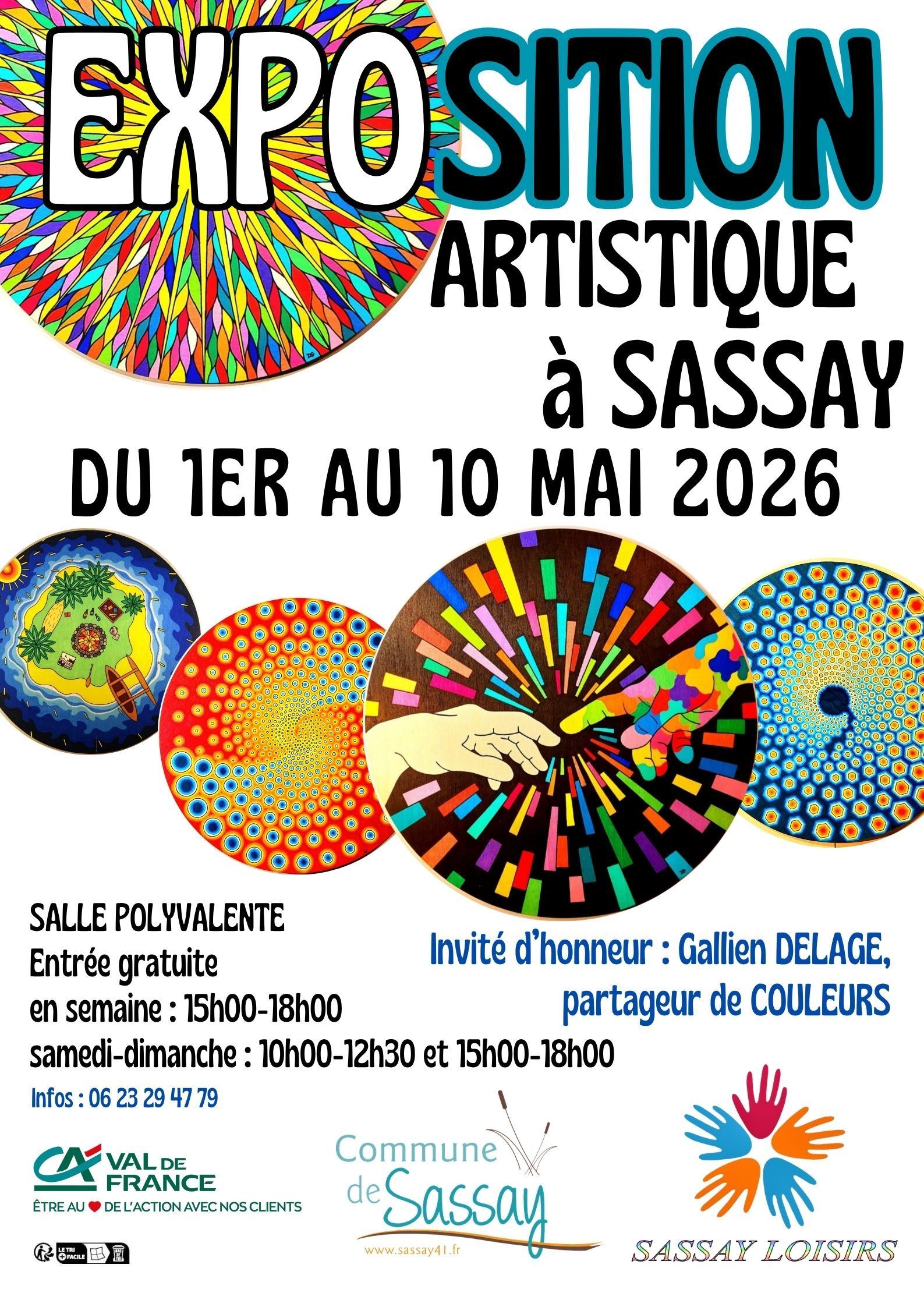 affiche expo artistique